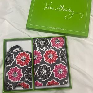BRAND NEW Vera Bradley Travel Companions (Passport + Luggage Tag)